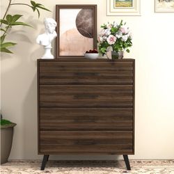 4 drawer brown dresser