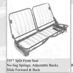 57 Chevy Front Seat New