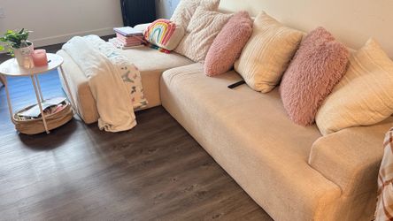 Foam couch, beige