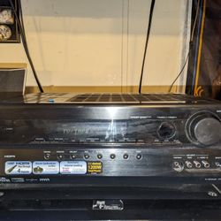 Onkyo HT-S5200 Receiver And Three Speakers 