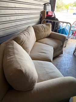 Robb & Stucky curved sofa