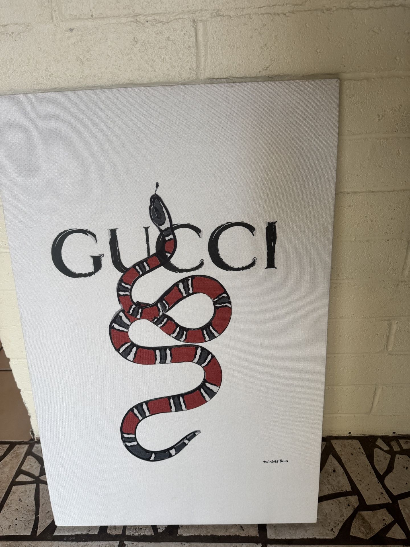 Gucci Canvas Painting
