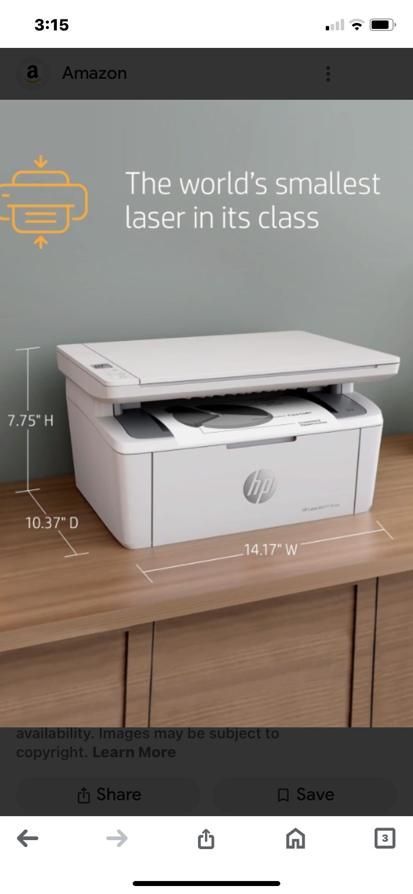 HP Laser jet Home Office Printer