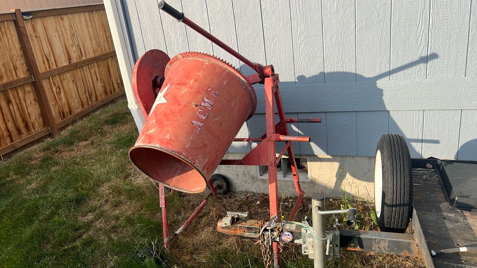 Old School Cement Mixer