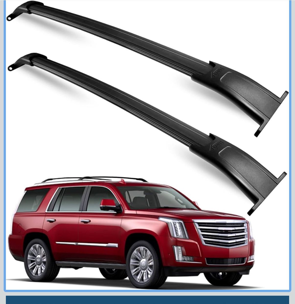 Heavy Duty 220lb Roof Rack Cross Bars Fit for GMC Yukon & Yukon XL, Chevy Suburban & Tahoe 2015-2020, Cadillac Escalade & Escalade ESV, Chevrolet Alum
