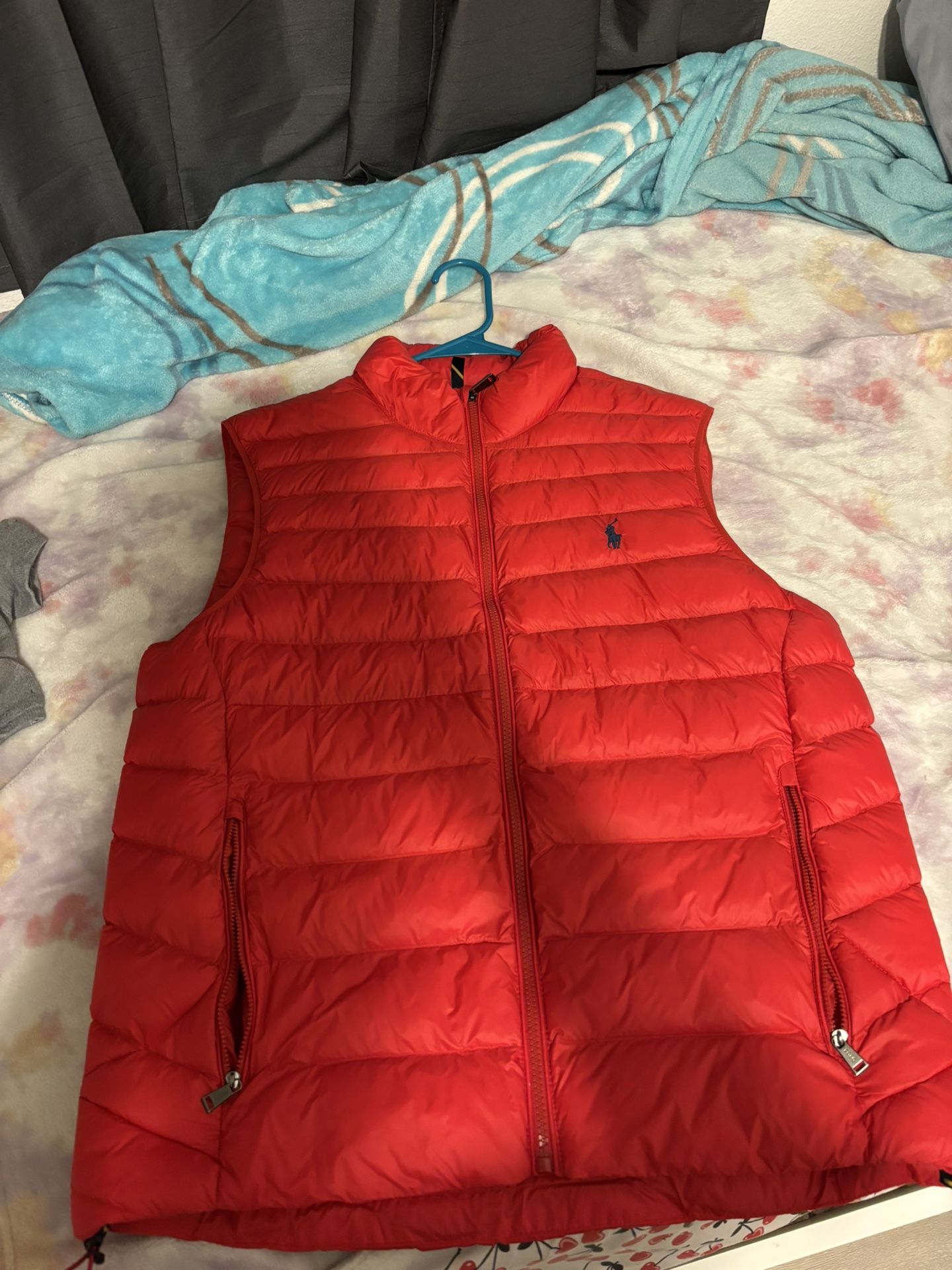 Red Ralph Lauren Puffer Vest