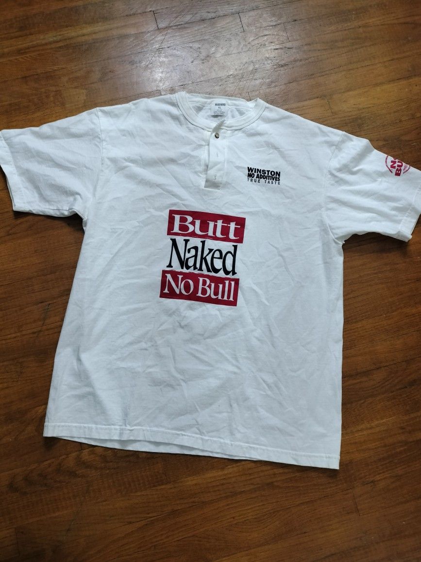 Vintage 90s Winston Cigarette Promo Shirt Size XL