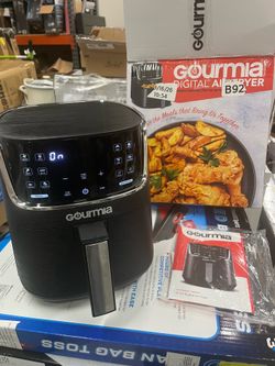 BRAND NEW - Gourmia 4-Quart Digital Air Fryer with 12 One-Touch Presets - Black