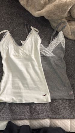 Two Hollister Cami tank tops