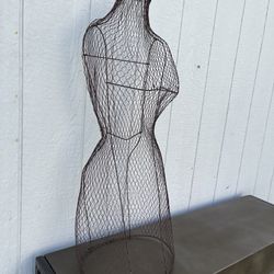 Antique Metal Wire Mannequin Dress Form