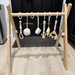 Wooden Baby Play Gym