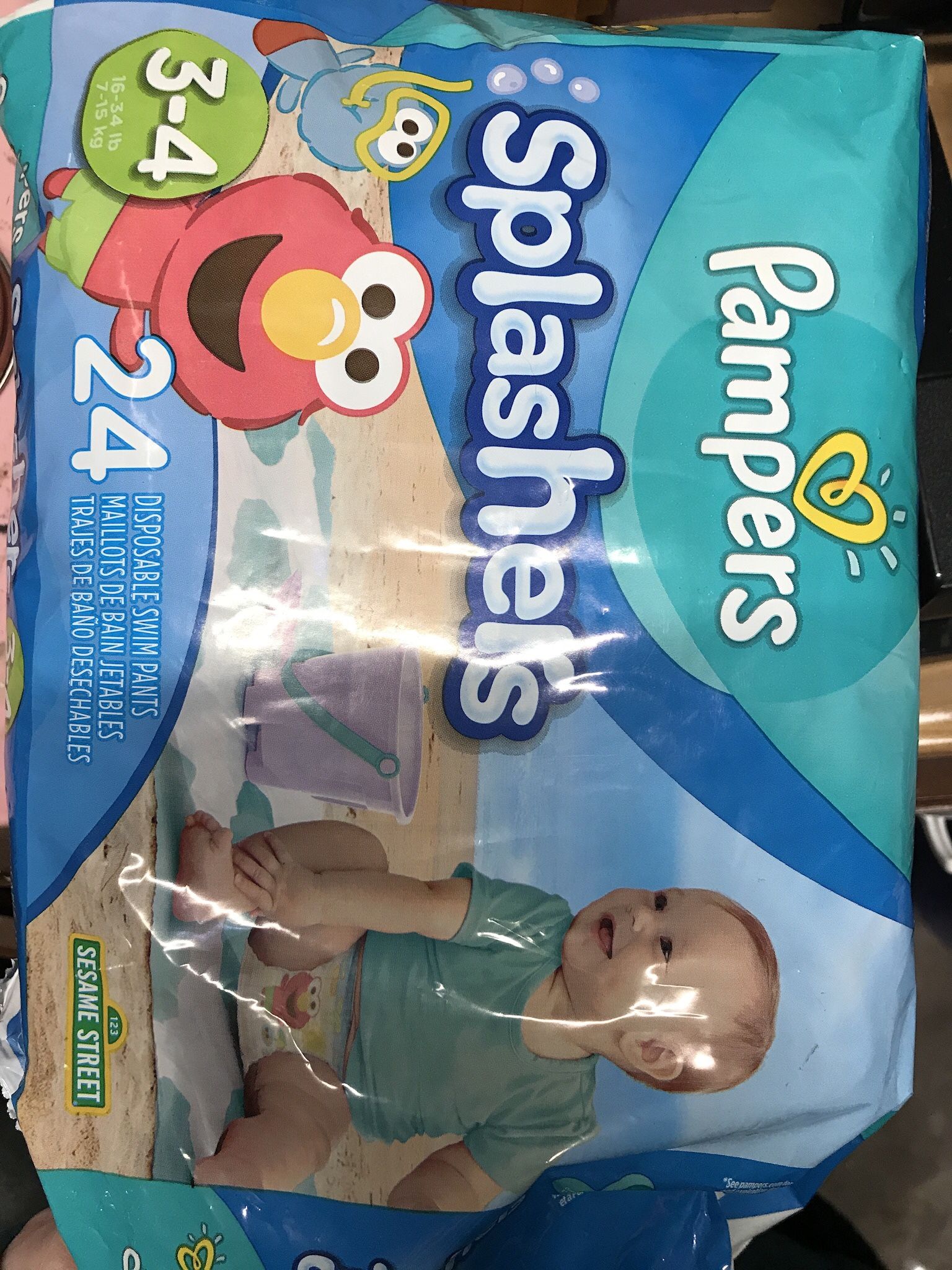 Pampers Splashers Only A Couple Taken Out