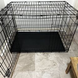 Double door large Dog Crate Like New!!!