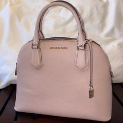 Michael Kors Leather Handbag Women’s Pink Purse 