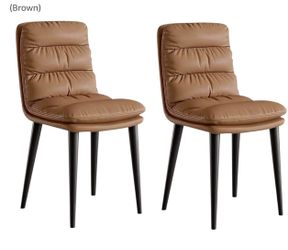 Modern Upholstered Dining Chairs, Living Room, Set of 2