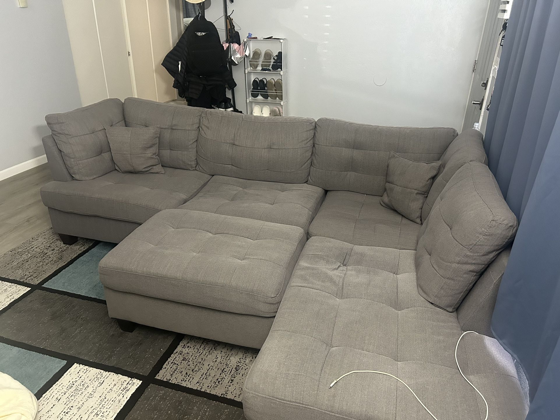 Gray Sectional Couch