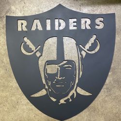 Metal Raiders Sign 