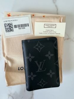 Louis Vuitton Monogram Eclipse Pocket Organizer M61696 Complete