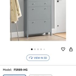 Black Shoe Cabinet/storage for Entryway 
