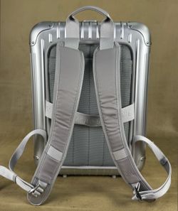 Rimowa inspired aluminum backpack