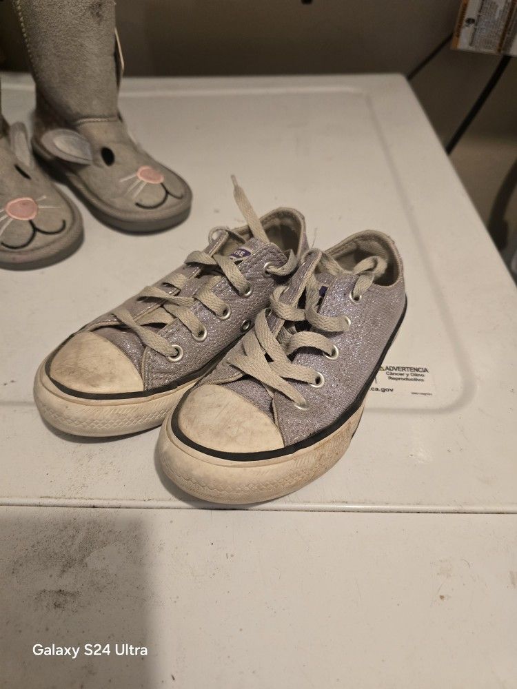 Girls Boots And Converse 
