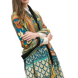 Extra Large 100% Australia Fine Wool Shawls /Scarf-96inx43in