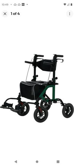 ELENKER ROLLATER WALKER WITH FOOTREST