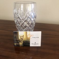 Waterford 9” Crystal Vase