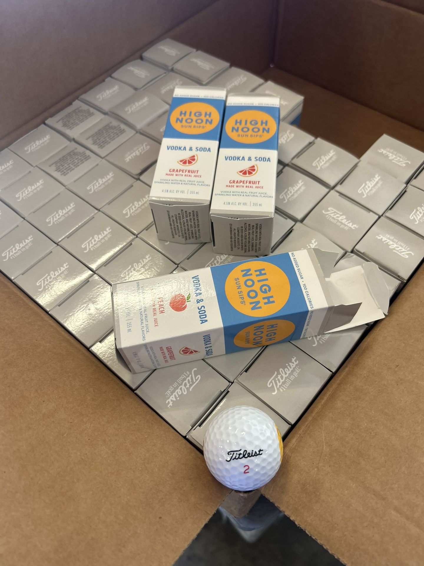 Titleist High Noon 3pk Trufeel #2 Golf Balls