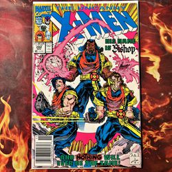 1991 X-Men #281 (🔑 1st Cameo Bishop, Newsstand)