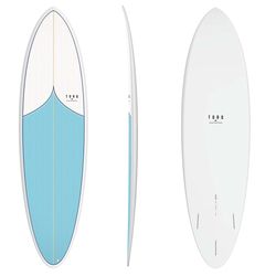 7'6" Torq Modfun surfboard blue vortex