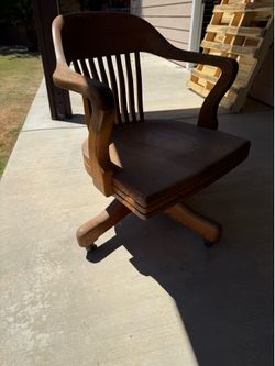 Antique office chair