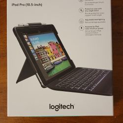 Logitech SLIM COMBO Keyboard Case for Apple 10.5" iPad Pro & 10.5" iPad Air 3rd Gen (Black)

