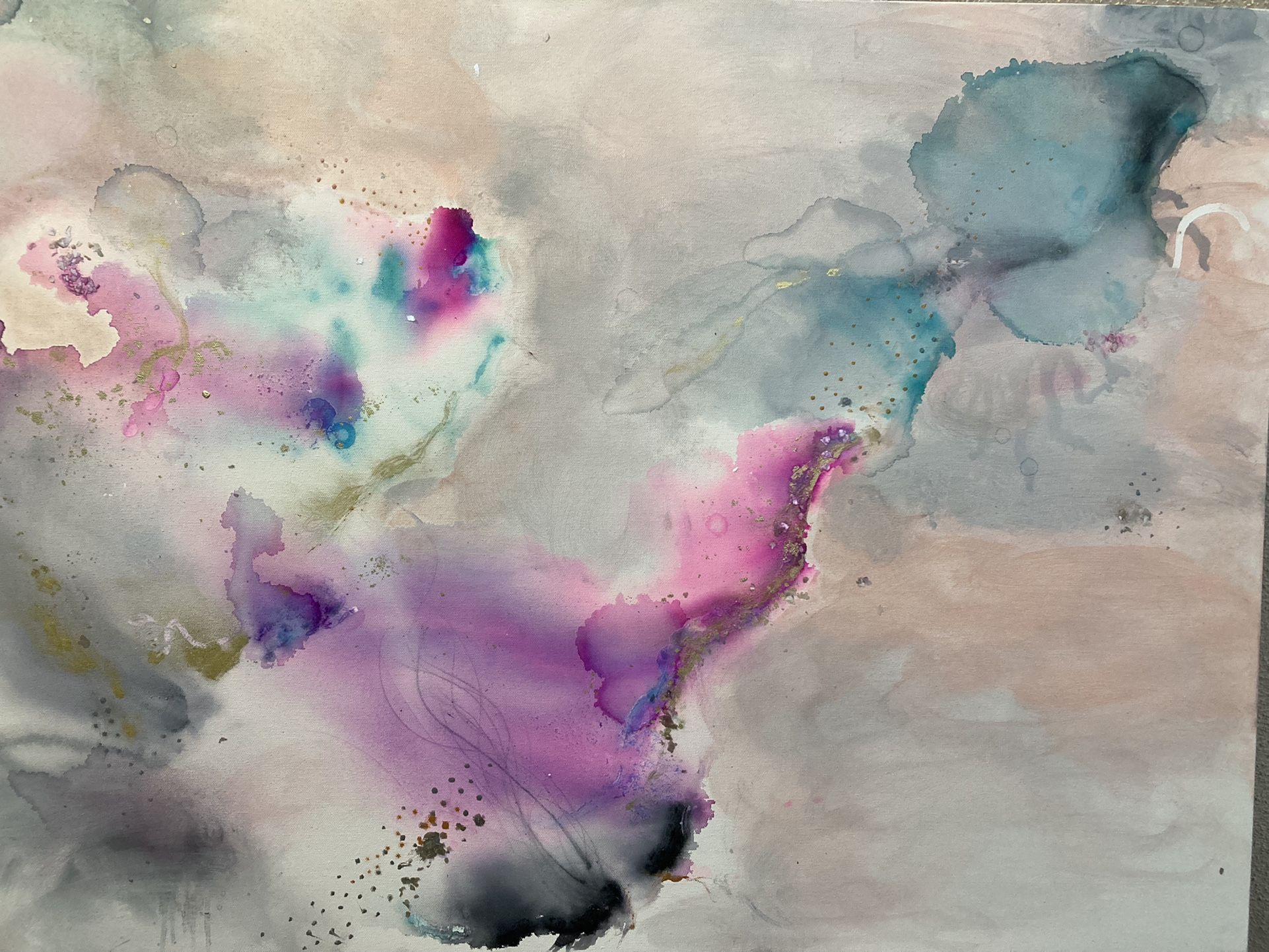 Alcohol Ink Abstract Painting