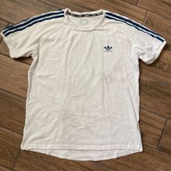Adidas white skateboarding t-shirt