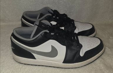 Nike Air Jordan 1 Low Shadow Black White Grey Shoes Men's Size 13