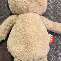 B Softies 12” Plush Soft Teddy Bear Stuffed Animal Teal Paws Cara-Mellow Baby