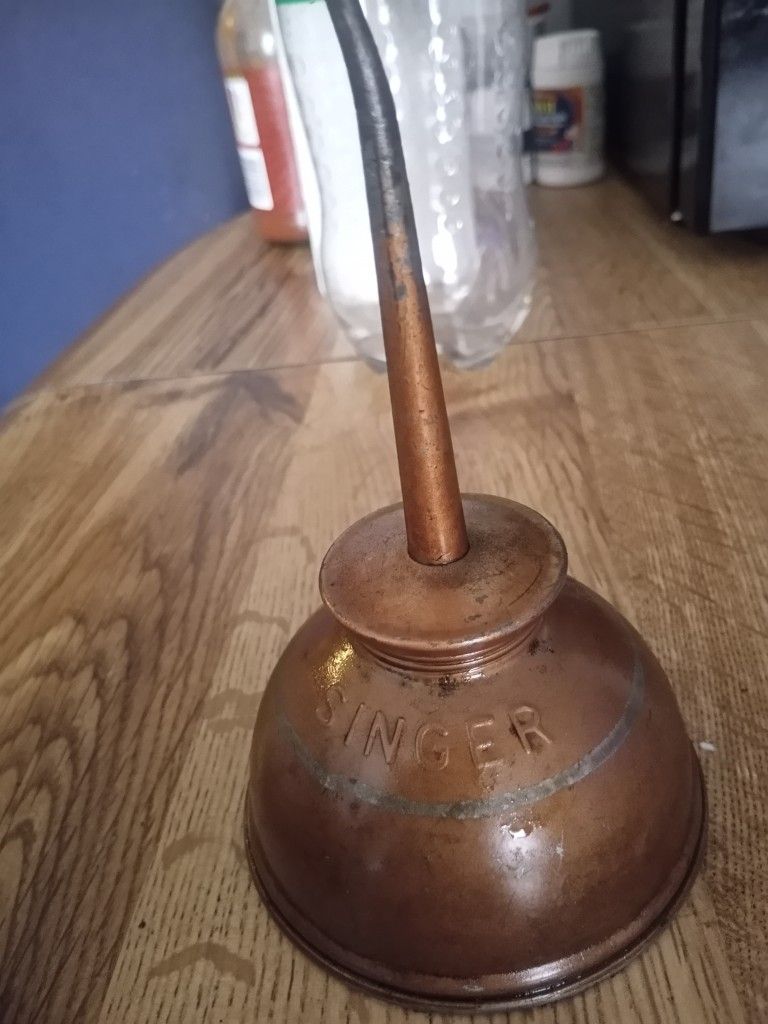 Thumb Pump Vintage Oil Can