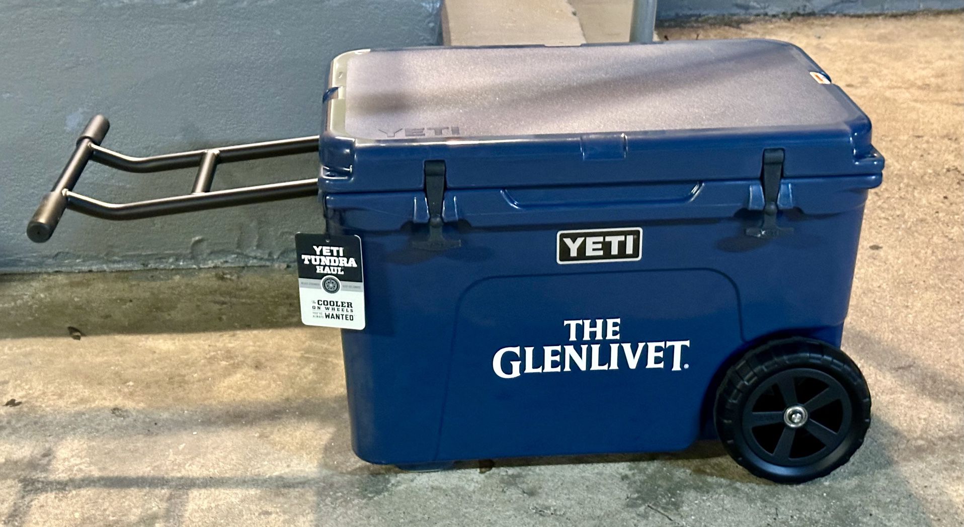 YETI Tundra Haul Hard Cooler in Navy Glenlivet Special Edition 