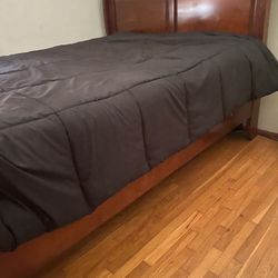 Solid Wood Queen Bed Frame