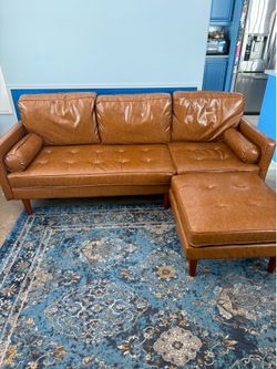 Leather couch