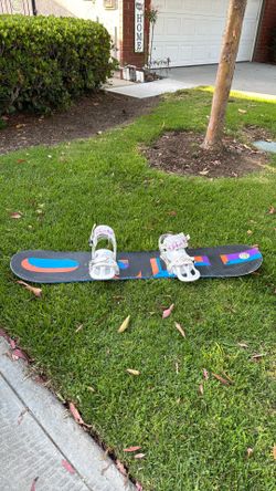 Burton Snowboard And Bindings