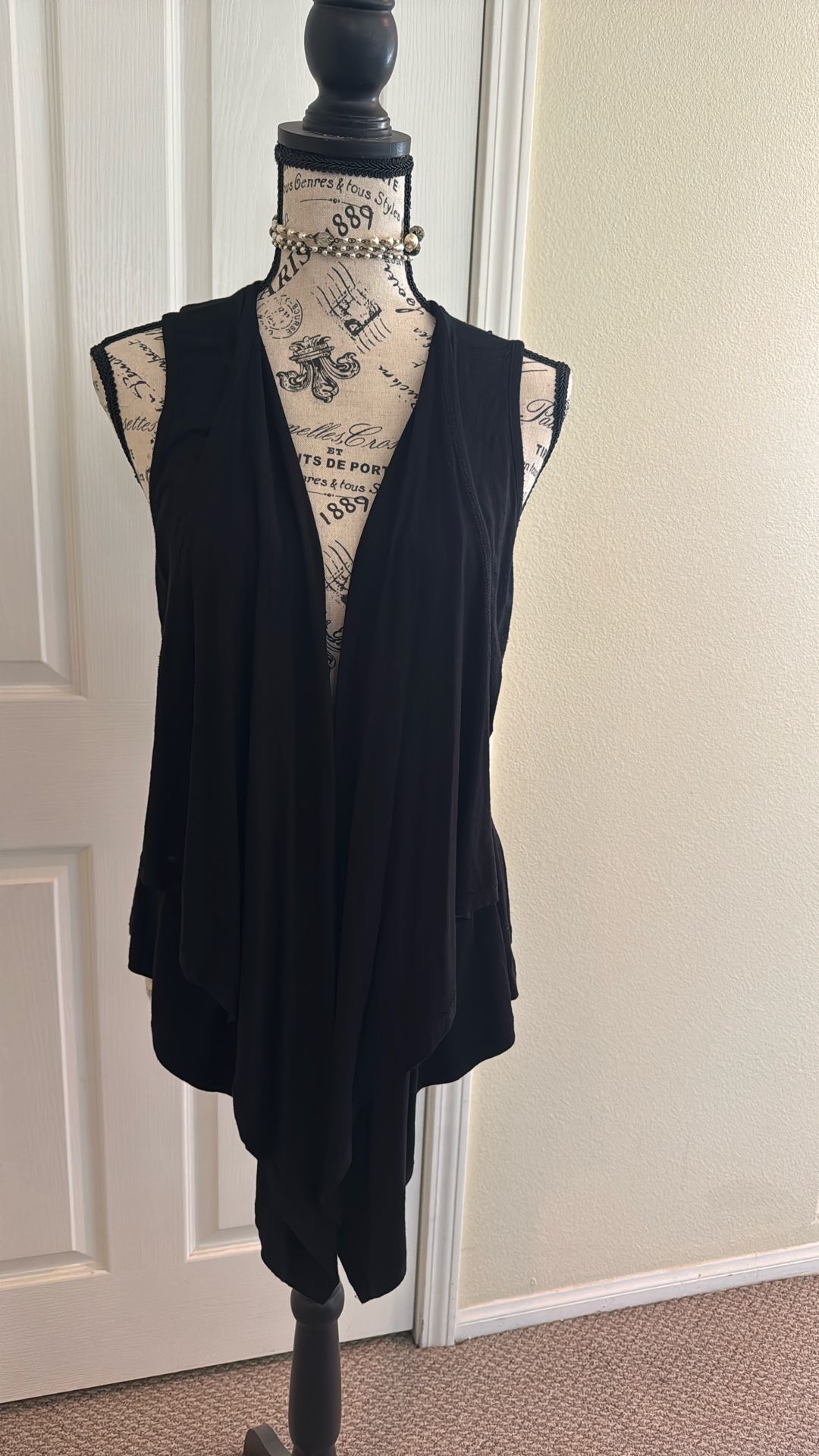 Beautiful Black Vest