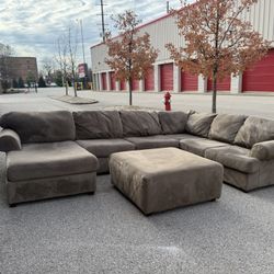 Ashley Furniture Sectional + Ottoman – Free Curbside Delivery  