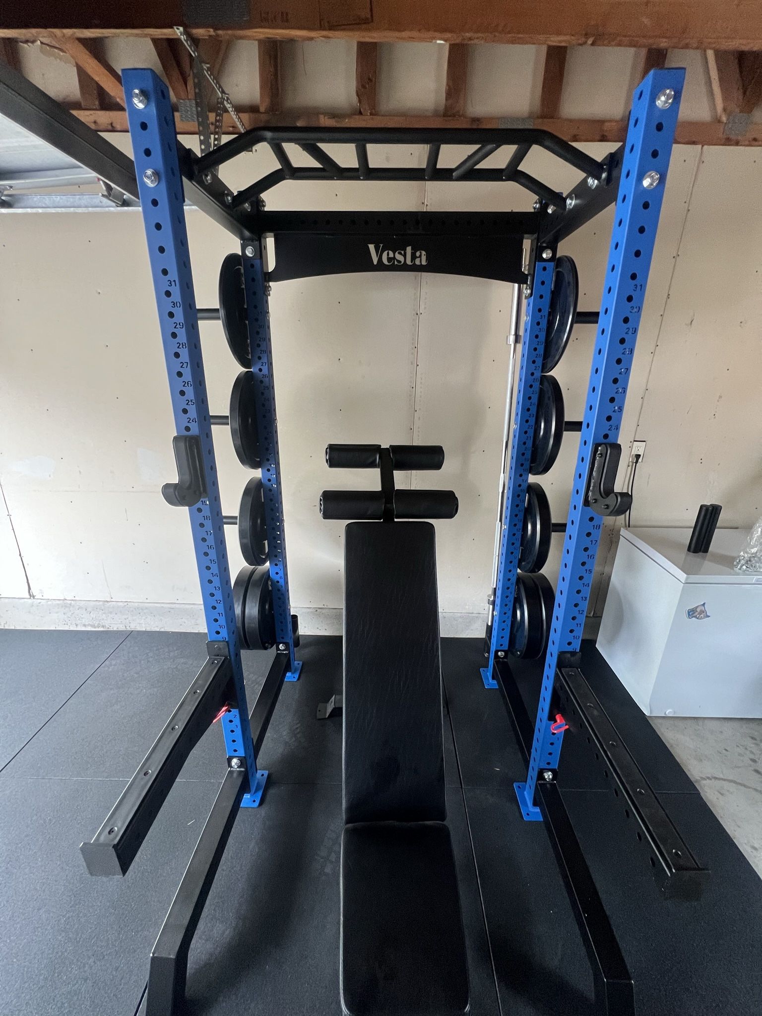 SQUAT RACK/ HR1000/ VESTAFITNESS/ WEIGHTS/ BARBELL/ BENCH/ GYM