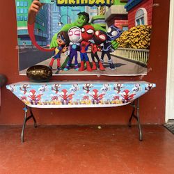 Spidey and Friends Backdrop