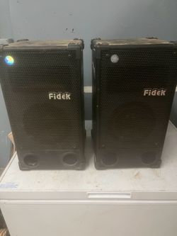 FIDEK 6 inch speakers