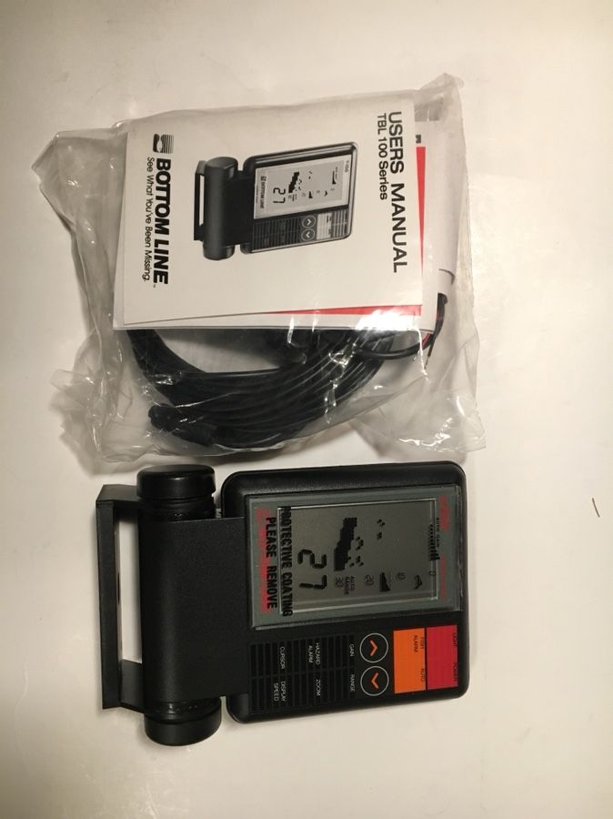 Bottom Line TBL 100 series fish finder / depth sounder - New.