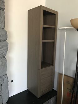 6 Foot Wood Bookcase adjustable Shelves
