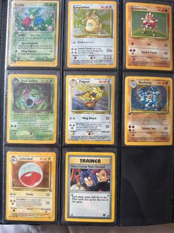 Vintage Pokemon cards